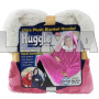 Толстовка плед з капюшоном Huggle Hoodie рожева